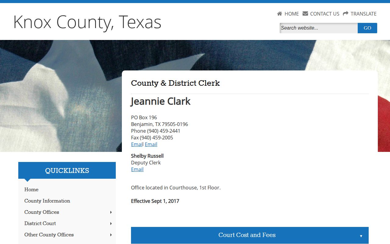 Knox County released inmate court record source